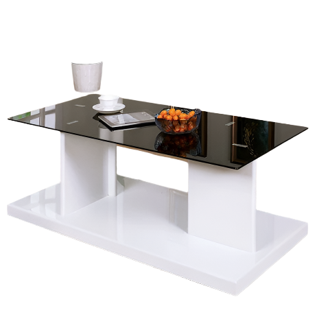 Furniture of America Mannedorf Black/White Contemporary Coffee Table Model CM4567WH-C