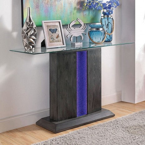 Furniture of America Rhyl Gray Contemporary Sofa Table Model CM4717S-PK
