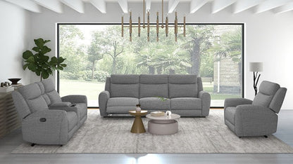 Furniture of America Antonius Gray Contemporary Manual Recliner Model CM9985GY-CH-M