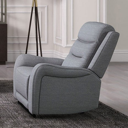 Furniture of America Matthias Gray Transitional Manual Recliner Model CM9987GY-CH-M