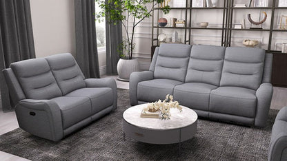 Furniture of America Matthias Gray Transitional Manual Recliner Model CM9987GY-CH-M