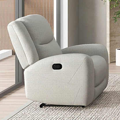 Furniture of America Giraldus Beige Transitional Manual Recliner Model CM9988BG-CH-M