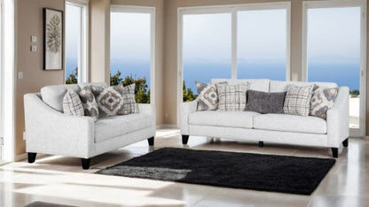 Furniture of America Turnham White/Black Transitional Accent Chair Model FM61112WH-CH-PT