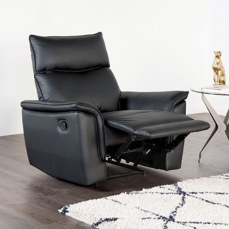 Furniture of America Bienne Black Transitional Recliner Chair Model FM69002BK-CH-M