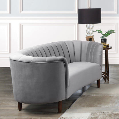 ACME Millephri Gray Velvet Loveseat Model LV00167
