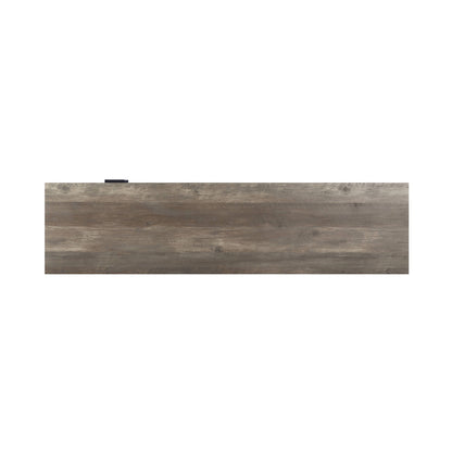 ACME Nantan Rustic Oak & Black TV Stand Model LV00405