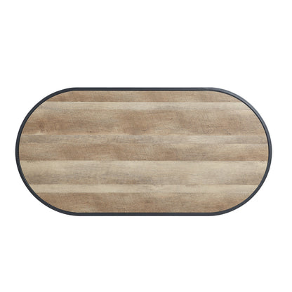 ACME Brantley Oak & Sandy Black Coffee Table Model LV00751