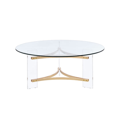ACME Sosi Gold Coffee Table Model LV01083