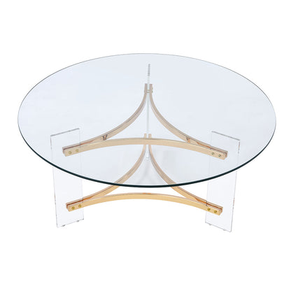 ACME Sosi Gold Coffee Table Model LV01083