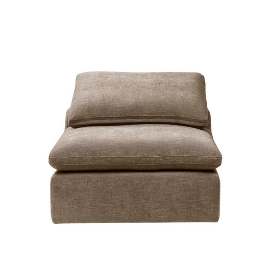 ACME Naveen Khaki Linen Modular Armless Chair Model LV01106