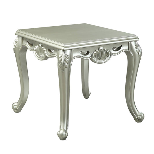 ACME Qunsia Champagne End Table Model LV01121