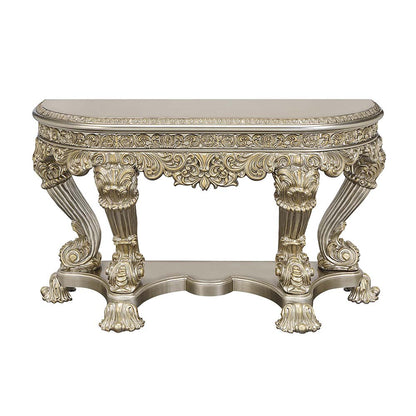 ACME Danae Champagne & Gold Sofa Table Model LV01204