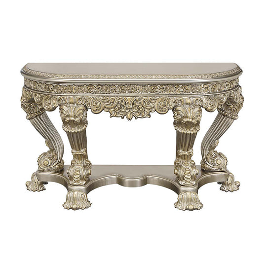 ACME Danae Champagne & Gold Sofa Table Model LV01204
