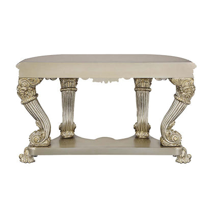 ACME Danae Champagne & Gold Sofa Table Model LV01204