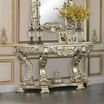 ACME Sorina Antique Gold Sofa Table Model LV01216