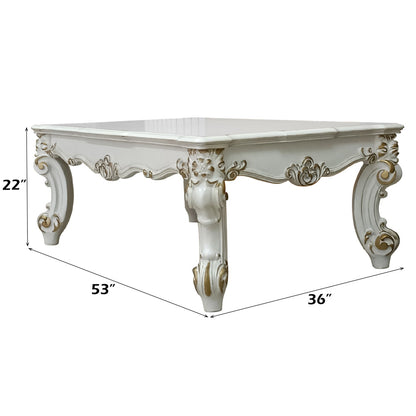 ACME Vendome II Antique Pearl Coffee Table Model LV01332