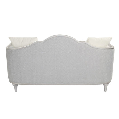 ACME Kasa Beige Linen Loveseat with 3 Pillows Model LV01500