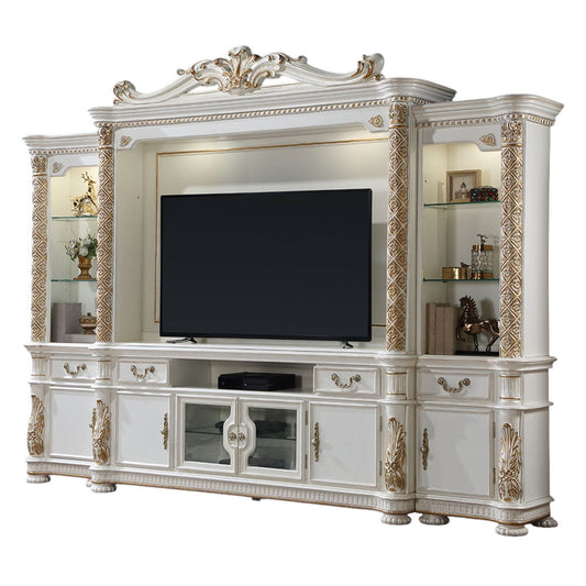 ACME Vendome Antique Pearl Entertainment Center Model LV01520