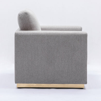 ACME Valin Gray Linen Loveseat Model LV01745