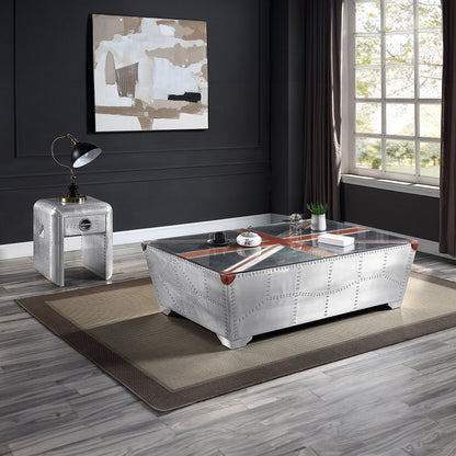 ACME Brancaster Aluminum Coffee Table Model LV01812