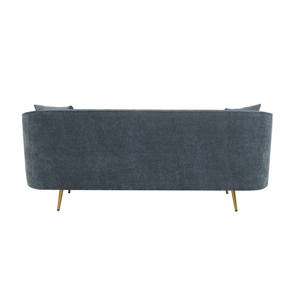 ACME Nakendra Cobalt Blue Chenille Sofa with 2 Pillows Model LV01920