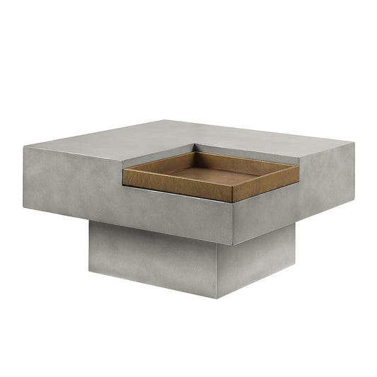 ACME Kailano Weathered Gray Coffee Table Model LV01928