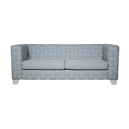 ACME Saree Light Teal Chenille & White Sofa Model LV02346