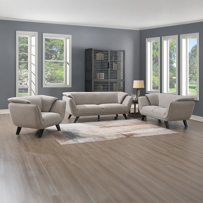 ACME Nayeli Brown Linen Loveseat Model LV02369