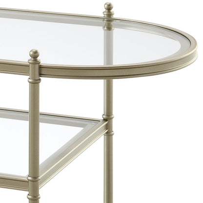 ACME Zaba Glass & Champagne TV Stand Model LV02759