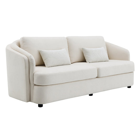 ACME Mariko Beige Linen Sofa with 2 Pillows Model LV02770