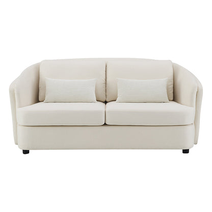 ACME Mariko Beige Linen Loveseat with 2 Pillows Model LV02771