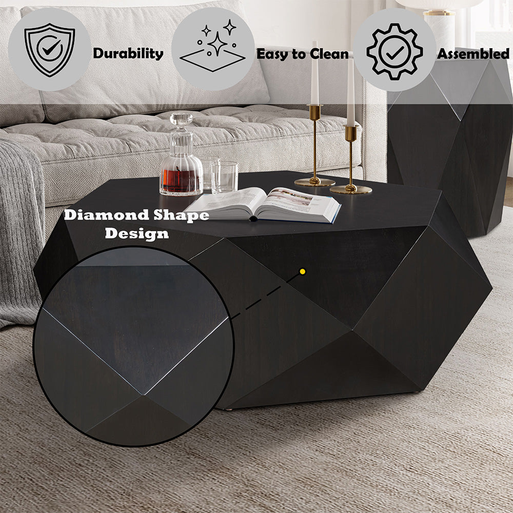 ACME Hanniel Black Coffee Table Model LV02775