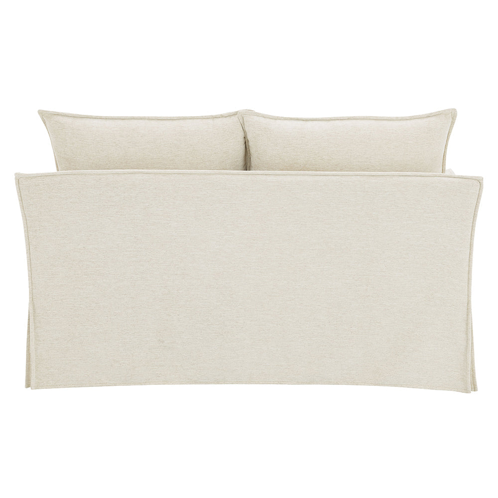 ACME Shane Beige Linen Loveseat with 2 Pillows Model LV02911