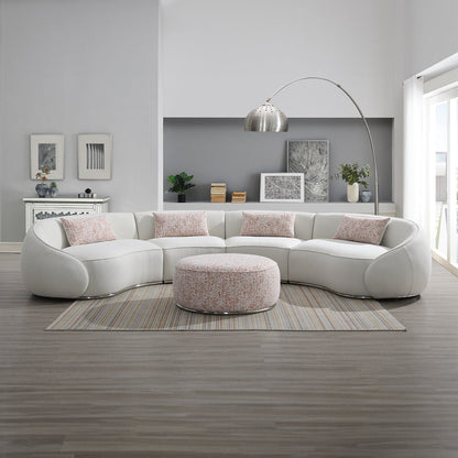 ACME Sahara Pattern Boucle Ottoman Model LV03011