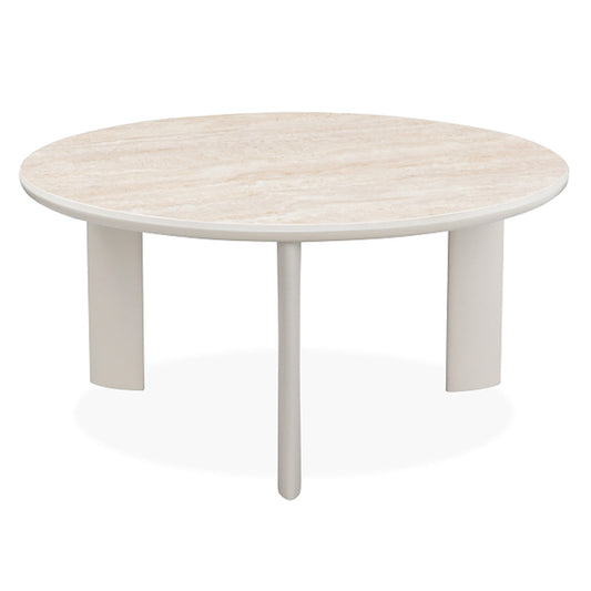 ACME Ingram Ceramic Top & Light Gray Coffee Table Model LV03115
