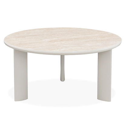 ACME Ingram Ceramic Top & Light Gray Coffee Table Model LV03115