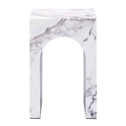 ACME Fritzy Engineered Stone End Table Model LV03127