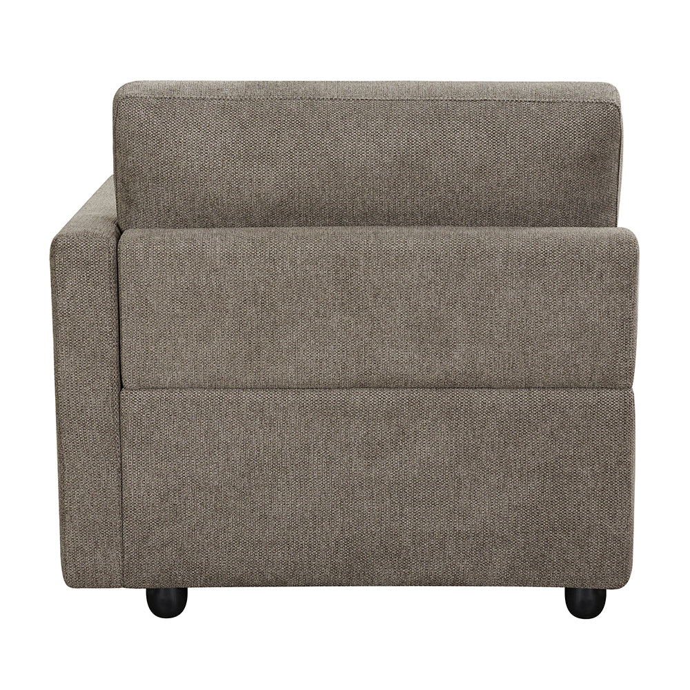 ACME Rylie Brown Linen Modular RF Chair with 2 Pillows Model LV03151