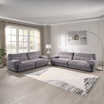 ACME Cadenza Gray Corduroy Loveseat Model LV03261