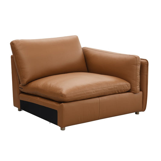 ACME Brighton Brown Top Grain Leather Modular - RF Arm Chair Model LV03373