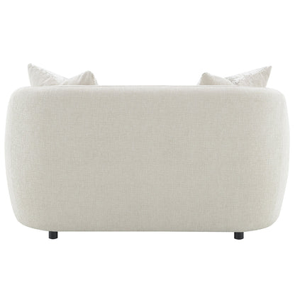 ACME Etienne Beige Linen Loveseat with 2 Pillows Model LV03581