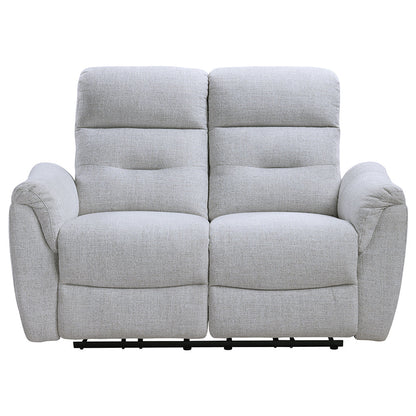 ACME Eastre Beige Chenille Power Motion Loveseat with USB Port Model LV03586