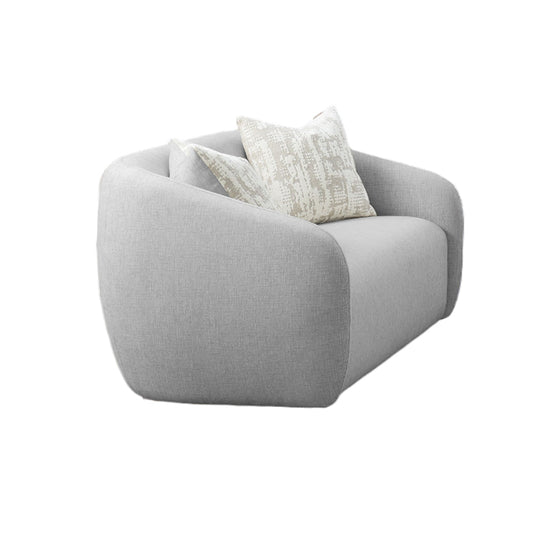 ACME Etienne Gray Linen Loveseat with 2 Pillows Model LV03591