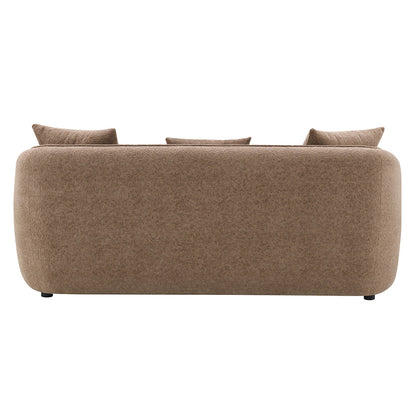 ACME Keith Brown Chenille Sofa with 3 Pillows Model LV03600