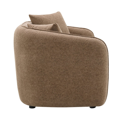 ACME Keith Brown Chenille Loveseat with 2 Pillows Model LV03601