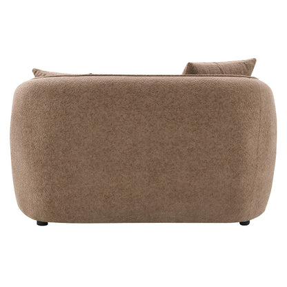 ACME Keith Brown Chenille Loveseat with 2 Pillows Model LV03601