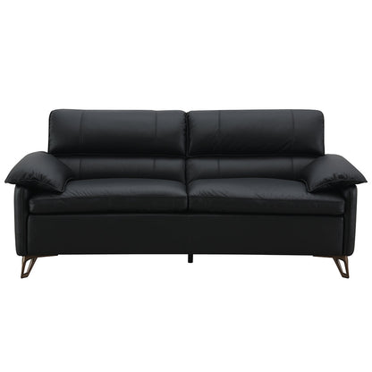ACME Eilene Black Top Grain Leather Loveseat Model LV03701
