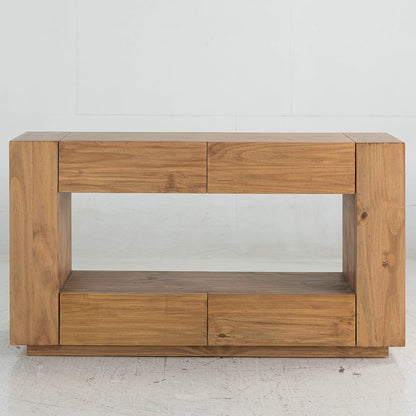 ACME Harlan Oak Sofa Table Model LV03777