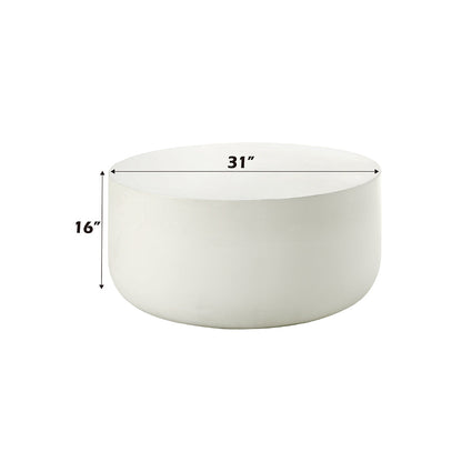 ACME Dustan Natural White Coffee Table Model LV03780