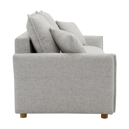 ACME Oran Gray Chenille Sofa with Sleeper Storage & 2 Pillows Model LV03800